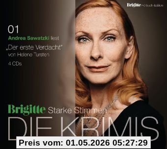 Der erste Verdacht: BRIGITTE Hörbuch-Edition - Starke Stimmen - Die Krimis