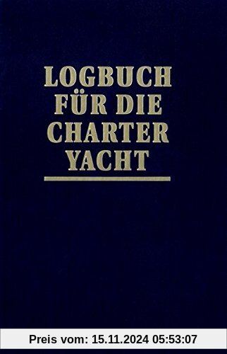 Logbuch für die Charter-Yacht