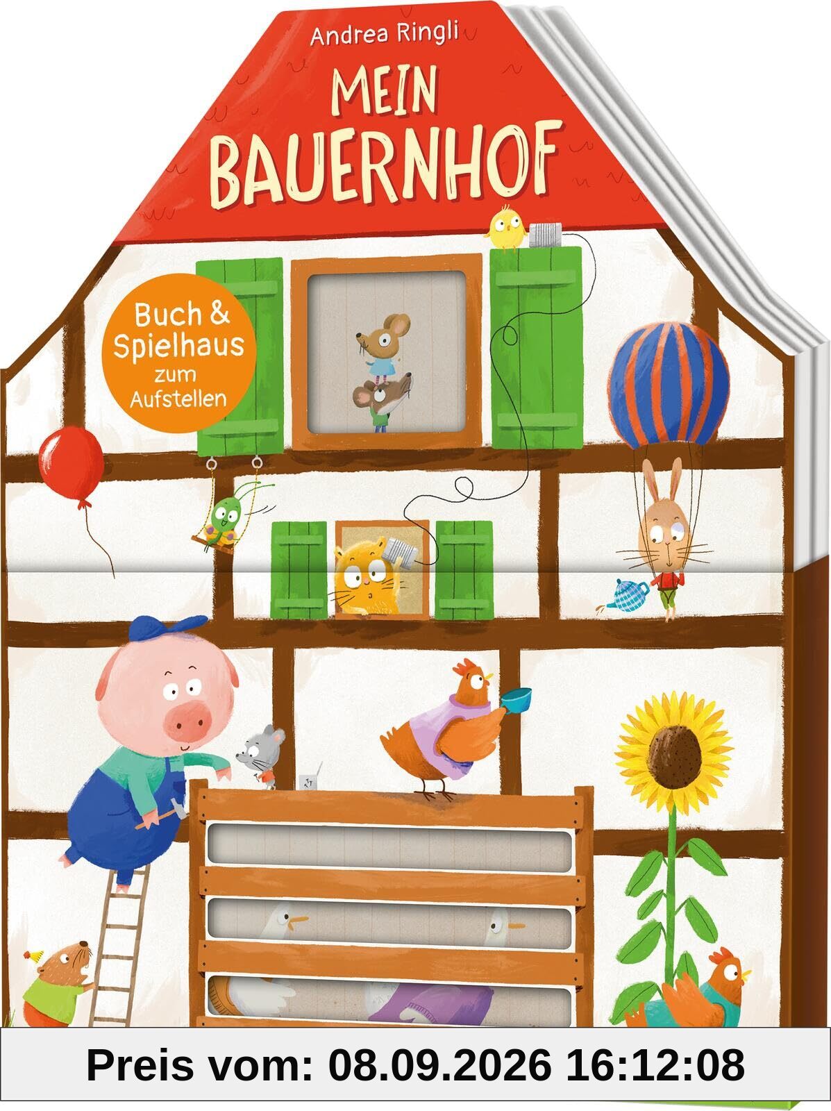 Buch & Spielhaus zum Aufstellen: Mein Bauernhof: Buch zum Aufstellen, Entdecken und Spielen