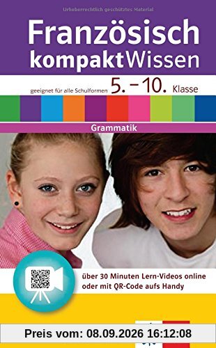 Klett kompaktWissen Französisch 5-10: Grammatik - mit Lernvideos online