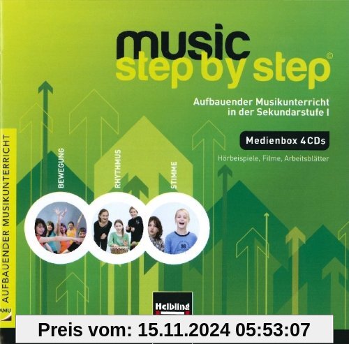 Music Step by Step : Medienbox - 3 Audio-CDs u. 1 CD-ROM