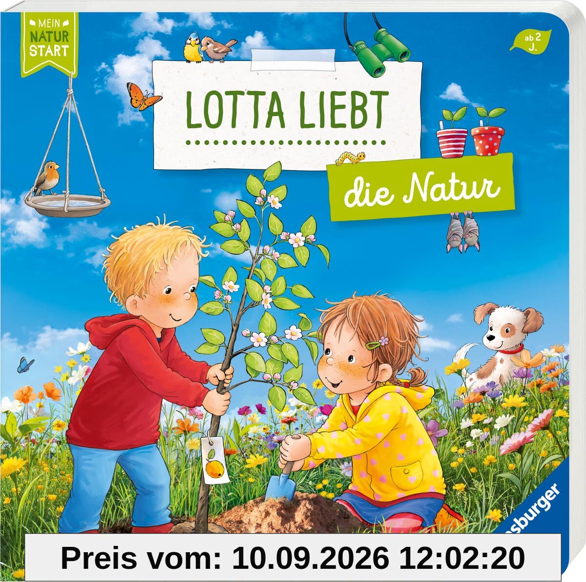 Lotta liebt die Natur - Sach-Bilderbuch über Umweltschutz ab 2 Jahre, Kinderbuch ab 2 Jahre, erstes Sachwissen, Pappbilderbuch