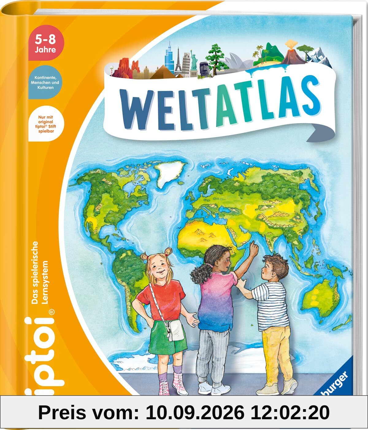 tiptoi® Weltatlas, Buch für Kinder ab 5 Jahre