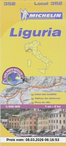 Collectif Michelin Liguria, 1, 200000 (Michelin Kaart - Lokaal Italie (352))