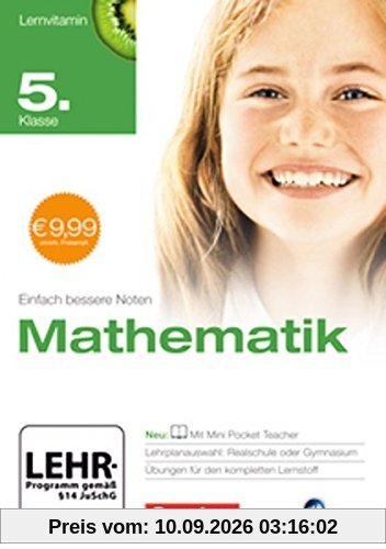 Lernvitamin - Mathematik 5. Klasse (für Realschule und Gymnasium)