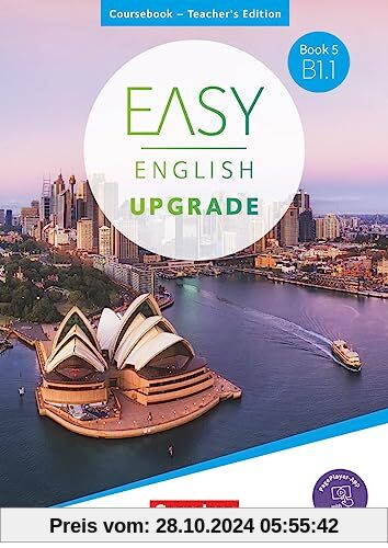 Easy English Upgrade - Englisch für Erwachsene - Book 5: B1.1: Coursebook - Teacher's Edition - Inkl. PagePlayer-App