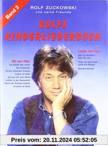 Rolfs Kinderliederbuch. Melodie, Akkorde, Gitarrengriffe: Rolfs Kinderliederbuch, Bd.2, Alle Lieder von Frag' mir doch k