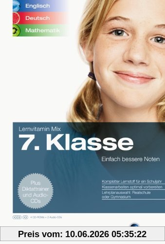 Lernvitamin Mix - Englisch/Deutsch/Mathe 7. Klasse