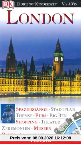 Vis a Vis, London: Spaziergänge. Stadtplan. Themse. Pubs. Big Ben. Shopping, Theater. Zeremonien. Museen. Parks. Architektur