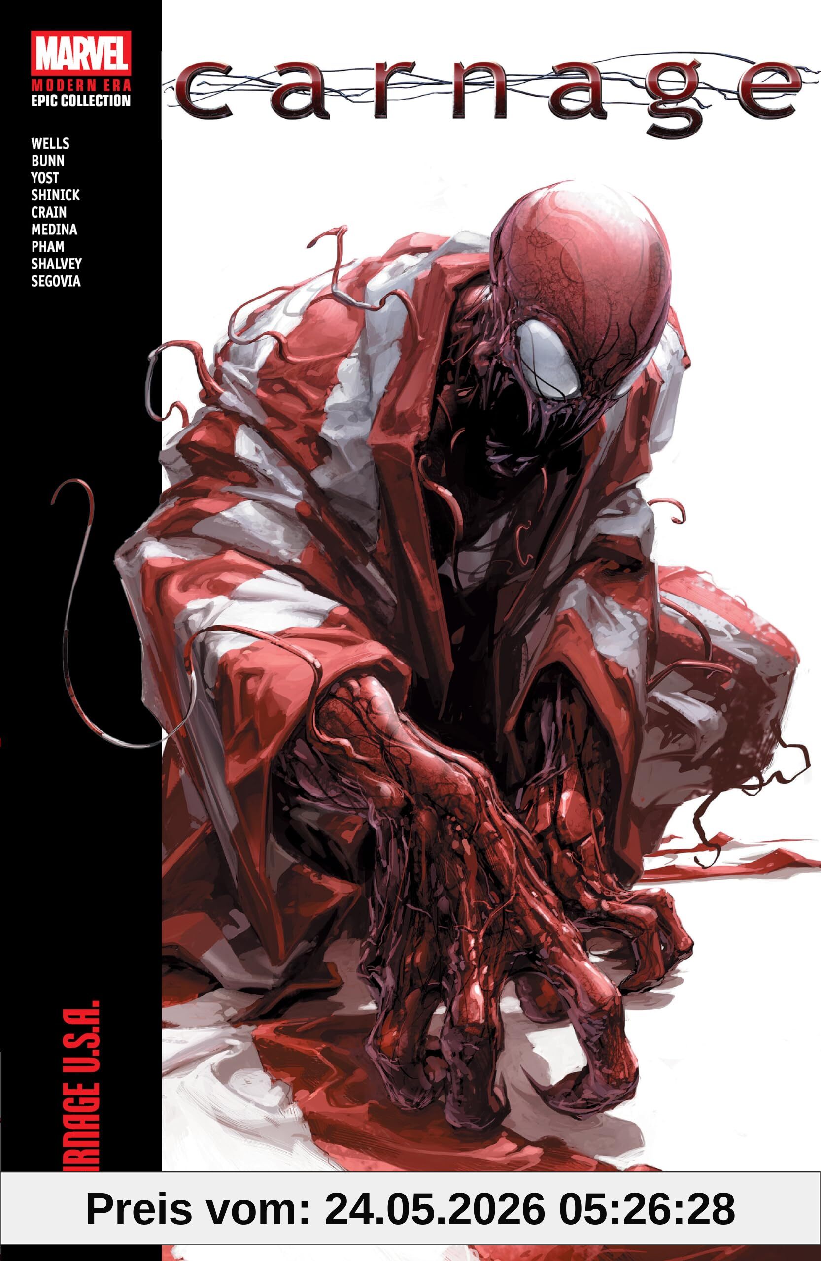 Zeb Wells Carnage Modern Era Epic Collection, Carnage U.S.A.