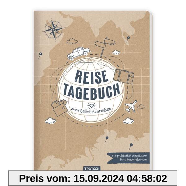 Trötsch Reisetagebuch: Tagebuch Reisetagebuch Eintragebuch Geschenk Geschenkidee