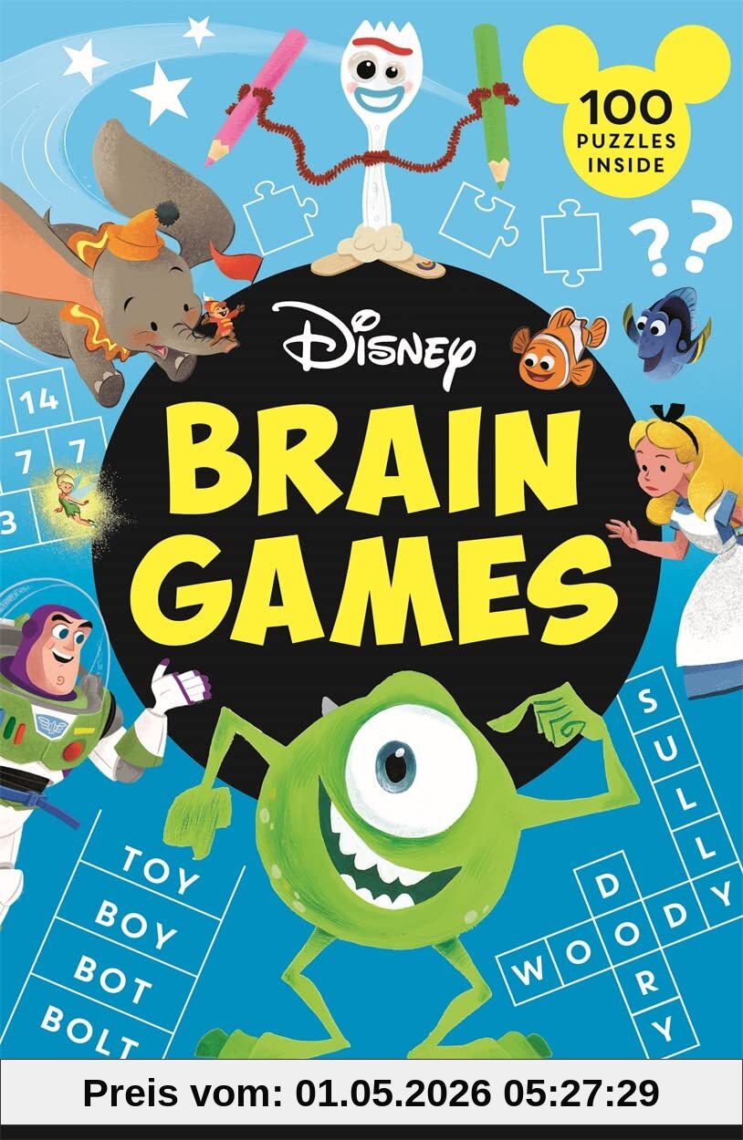 Disney Brain Games: Fun puzzles for bright minds