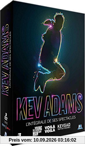 Coffret kev adams 3 spectacles : kevgad, tout est possible ; young man show ; voilà voilà [FR Import]