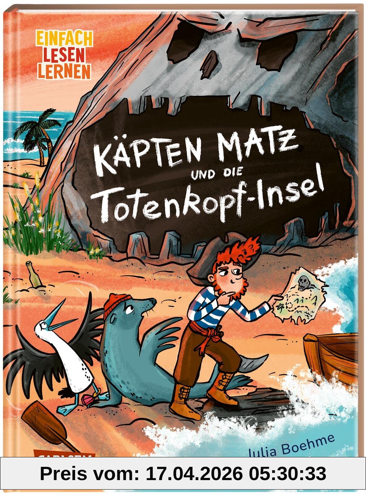 Käpten Matz und die Totenkopf-Insel: Einfach Lesen Lernen | Rasantes Piraten-Abenteuer für Leseanfänger*innen mit vielen Comic-Sprechblasen ab 6 Jahren