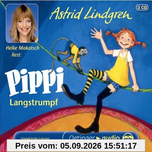 Pippi Langstrumpf: Ungekürzte Lesung