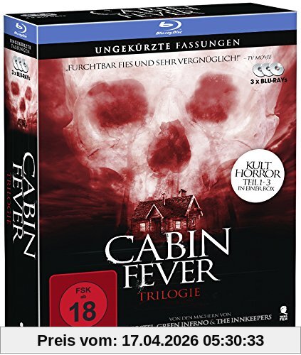 Cabin Fever 1-3 - Komplettbox mit allen 3 Teilen (3 Blu-rays)