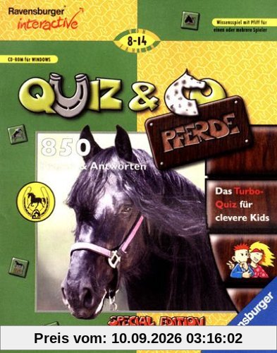 CD-ROM: Wissensspiele: Quiz & Co. Pferde: Das Turboquiz für clevere Kids
