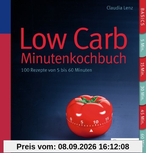 Low Carb - Minutenkochbuch: 100 Rezepte von 5 bis 60 Minuten
