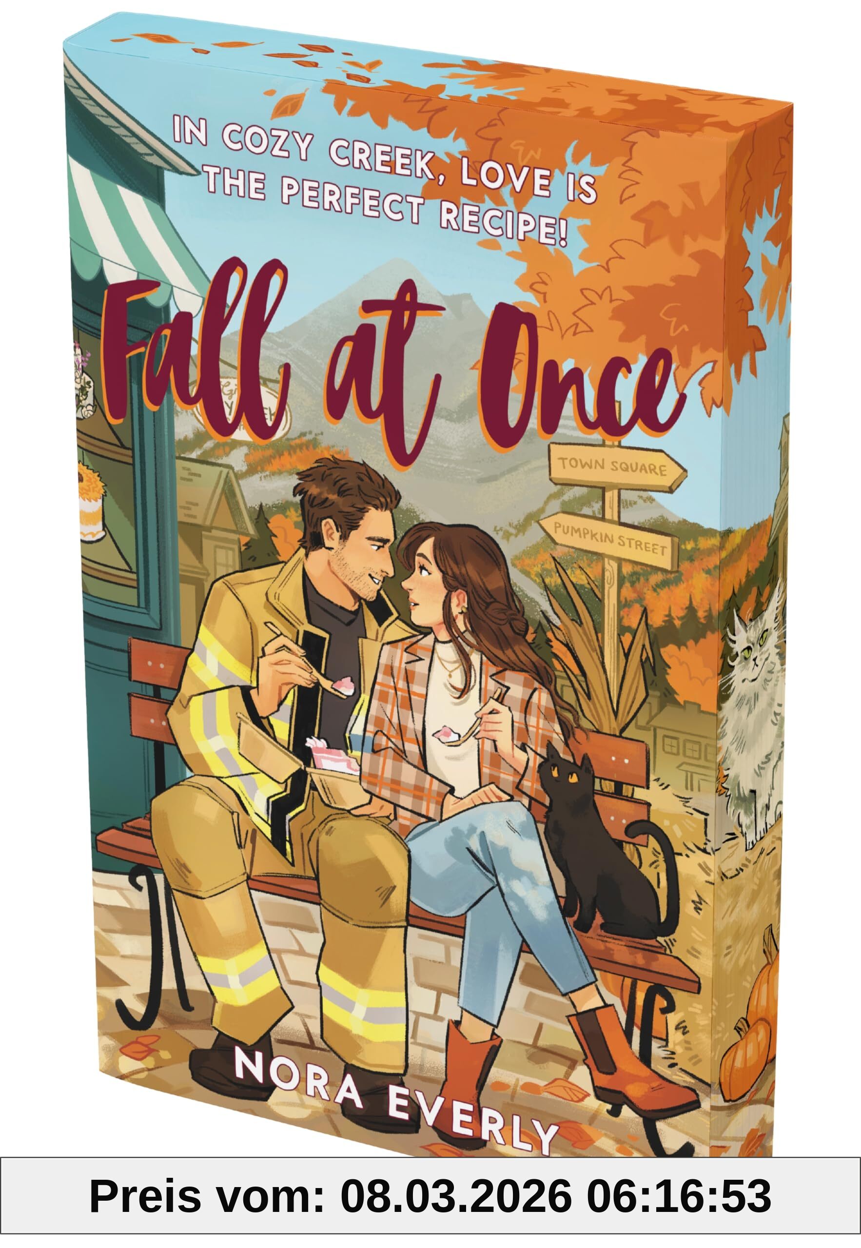 Nora Everly Fall At Once, A Small Town, Autumn-Inspired, Single Dad Firefighter Rom Com (Cozy Creek Collection)