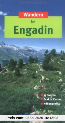 DuMont aktiv Wandern im Engadin: 35 Touren, Exakte Karten, Höhenprofile