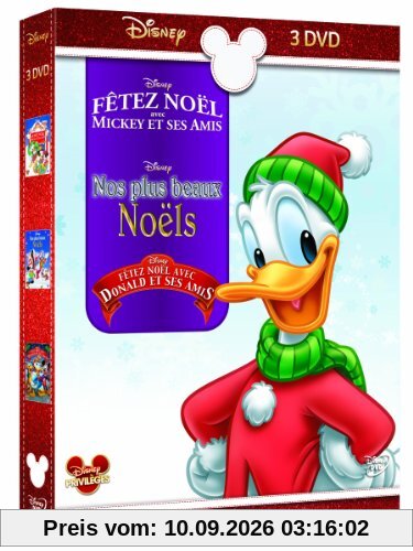 Coffret donald : fêtez Noël avec mickey et ses amis ; fêtez Noël avec donald et ses amis ; nos plus beaux noels [FR Import]