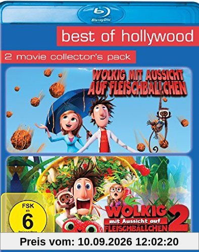 Wolkig mit Aussicht auf Fleischbällchen/Wolkig mit Aussicht auf Fleischbällchen2 - Best of Hollywood/2 Movie Collector's Pack [Blu-ray]