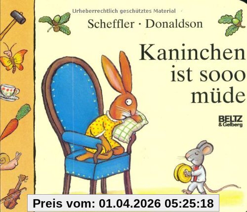 Kaninchen ist sooo müde: Papp- und Klapp-Bilderbuch