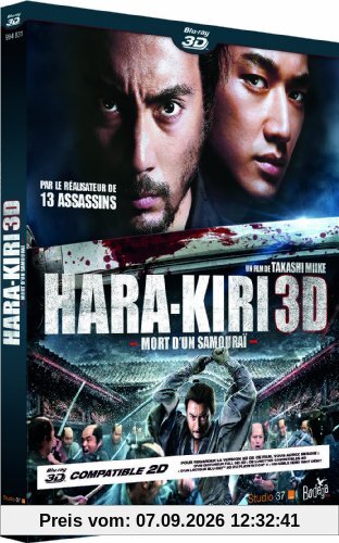 Hara-Kiri, mort d'un samouraï - Blu-ray 3D active compatible 2D