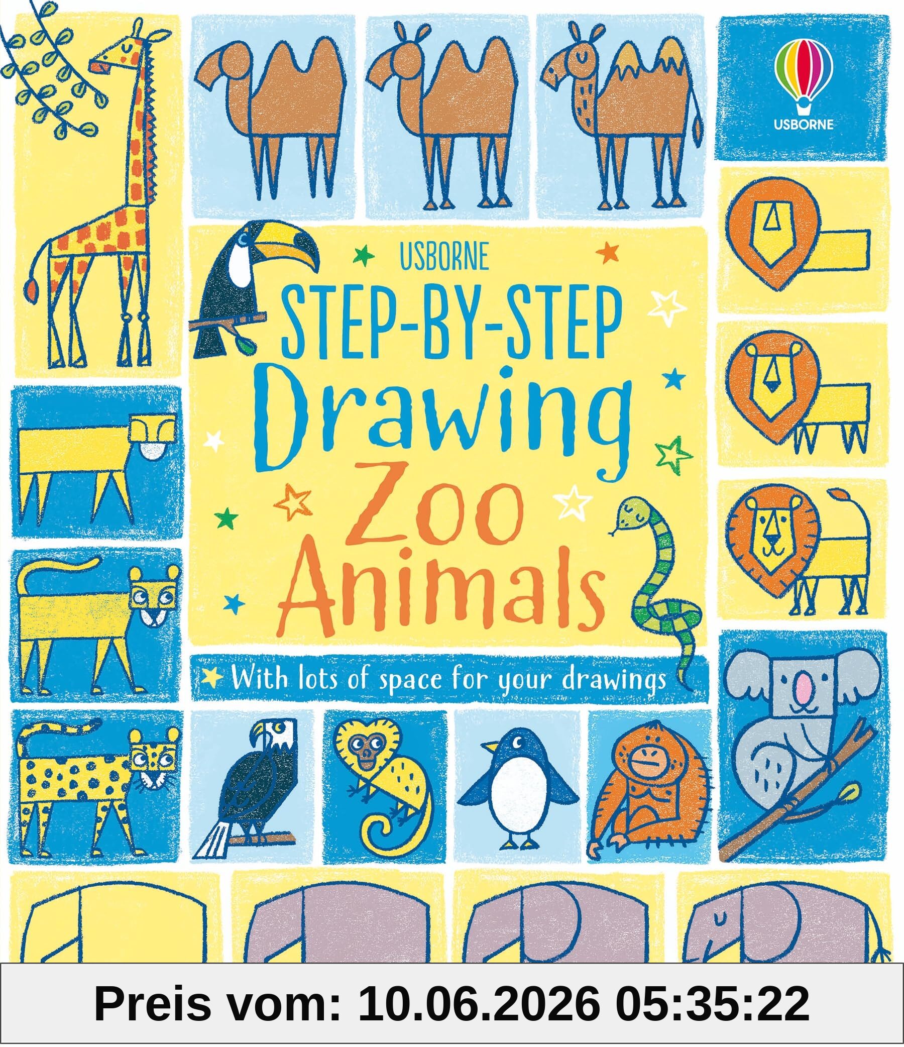 Step-by-Step Drawing Zoo Animals