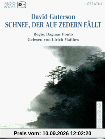 Schnee, der auf Zedern fällt. Audiobook. 4 Cassetten. Lesung. Gekürzte Fassung
