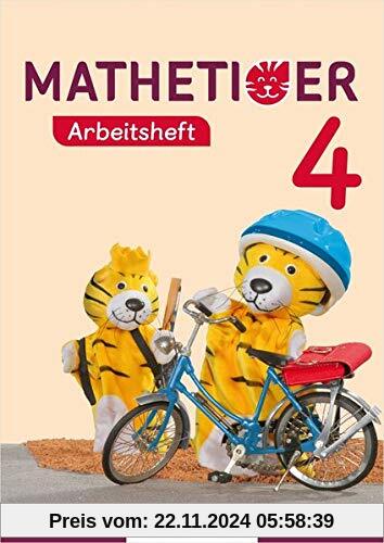 Mathetiger 4 – Arbeitsheft - Neubearbeitung: passend zur Heft- und Buchausgabe (Mathetiger - Neubearbeitung)