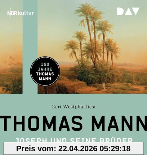 Joseph und seine Brüder: Lesung mit Gert Westphal (3 mp3-CDs): Ungekürzte Lesung mit Gert Westphal