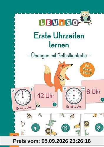Erste Uhrzeiten lernen: Übungen mit Selbstkontrolle (LEVISO)