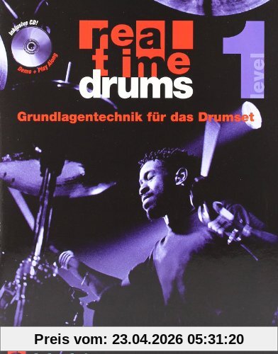 Real Time Drums Level 1, m. Audio-CD