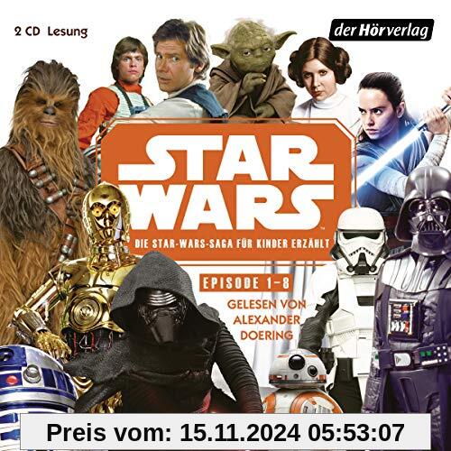 Star Wars Episode 1-8: Die Star Wars-Saga für Kinder erzählt