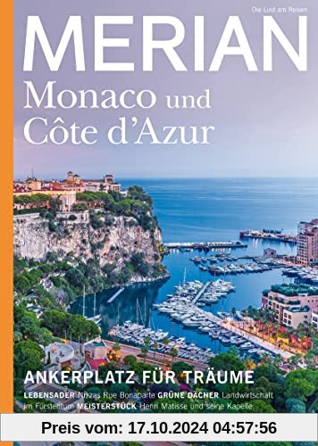 MERIAN Monaco Côte d`Azur 12/2022 (MERIAN Hefte)