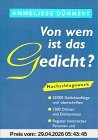 Von wem ist das Gedicht?: Nachschlagewerk