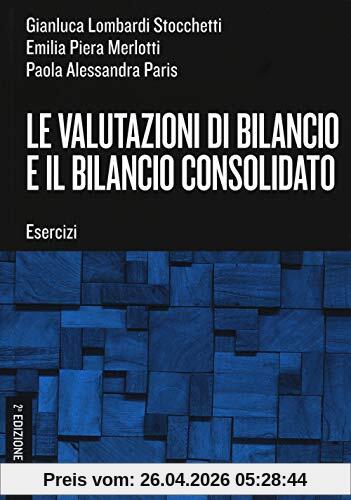 Le valutazioni di bilancio e il bilancio consolidato, Esercizi