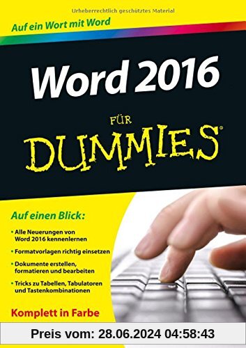 Word 2016 für Dummies
