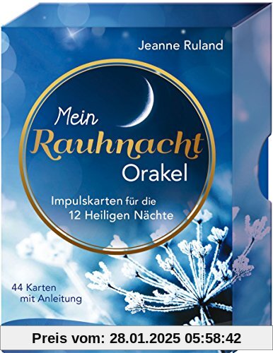 Mein Rauhnacht-Orakel: Visionskarten für die 12 Heiligen Nächte - 50 Karten mit Anleitung