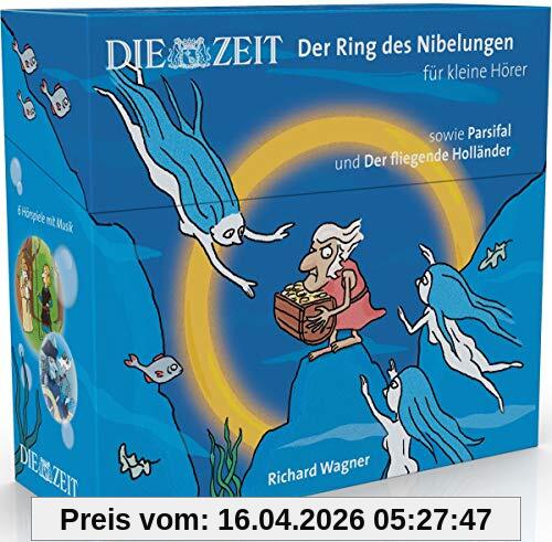 Der Ring des Nibelungen, Parsifal, Der fliegende Holländer, Hörspiel mit Opernmusik für kleine Hörer (Die ZEIT-Edition 6 CD-Box) (Der Ring des Nibelungen für kleine Hörer, Die ZEIT-Edition)
