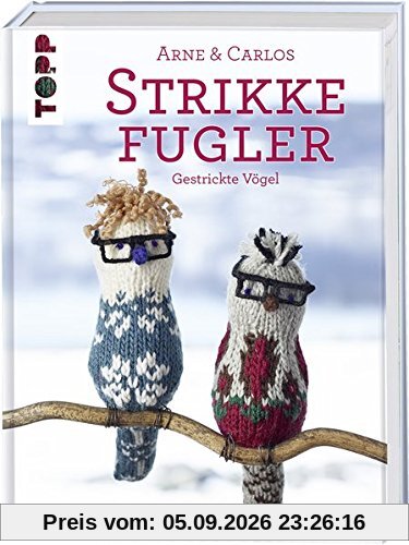 Strikke Fugler: Gestrickte Vögel