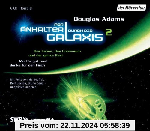 Per Anhalter durch die Galaxis 2, 6 Audio-CDs