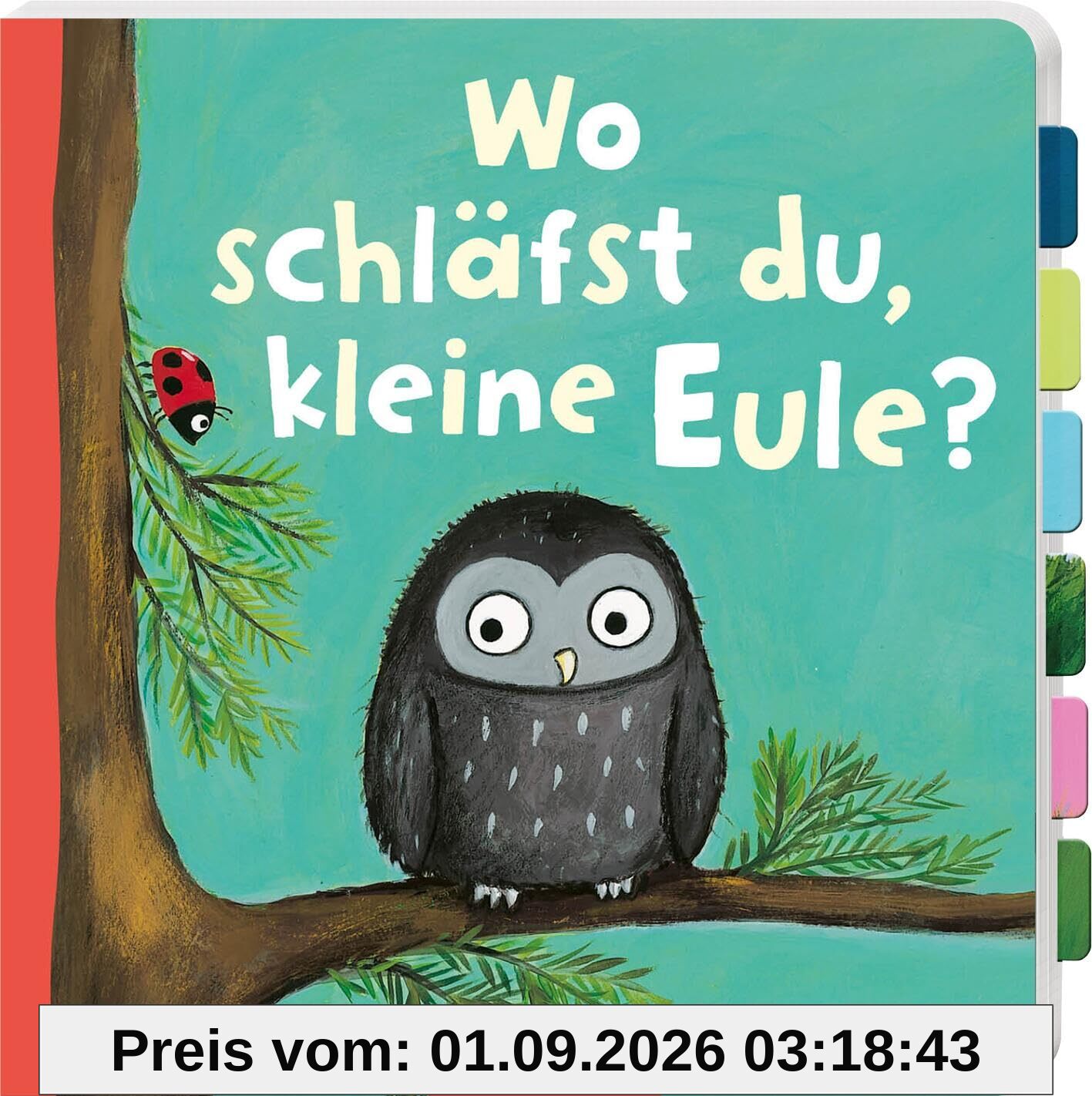 Wo schläfst du, kleine Eule?: Erstes Entdeckerbuch mit stabilen Klappen für Kinder ab 18 Monaten
