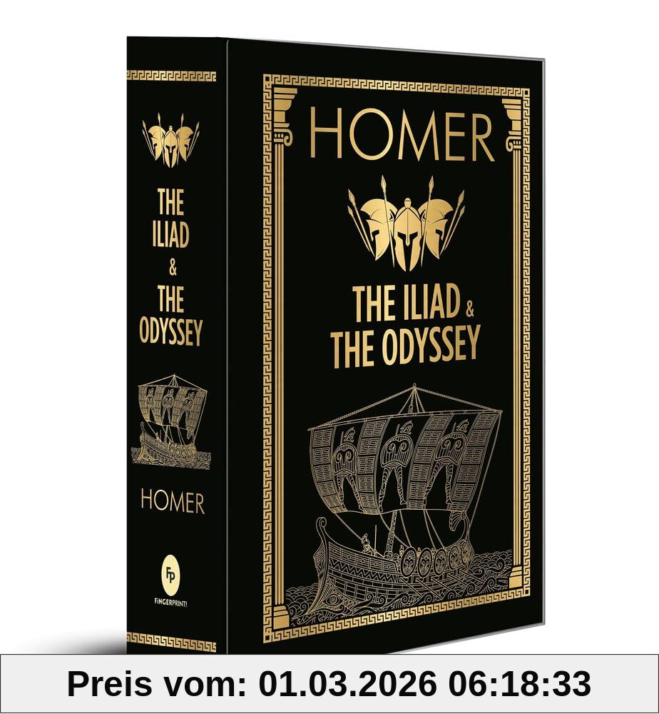 The Iliad & The Odyssey, Masterpieces Of Ancient Greek Culture Homer's Classics Greek Epic Poems Trojan War Mythology Epic Poems Of Heroic Battles