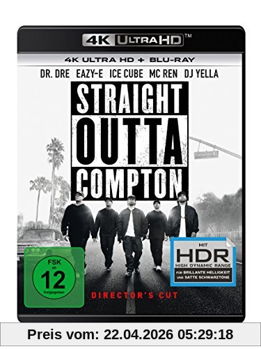 Straight Outta Compton  (4K Ultra HD) (+ Blu-ray 2D)