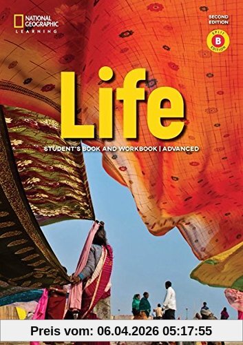 Life - Second Edition: C1.1/C1.2: Advanced - Student's Book and Workbook (Combo Split Edition B) + Audio-CD + App: Unit 7-12