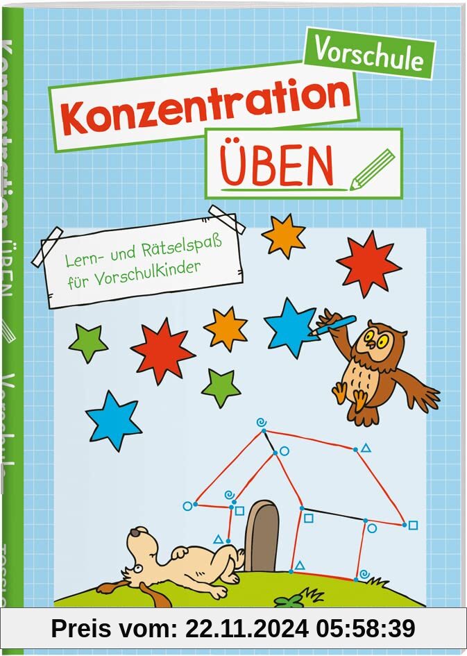 Konzentration üben. Vorschule: Lern- und Rätselspaß für Vorschulkinder