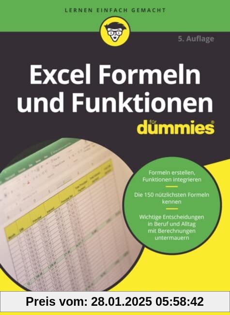 Excel Formeln und Funktionen für Dummies