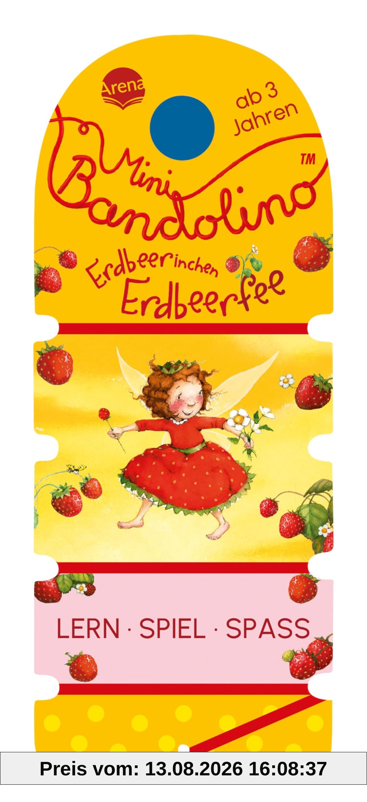 Mini Bandolino. Erdbeerinchen Erdbeerfee: Lernspiel mit Lösungskontrolle für Kinder ab 3 Jahren